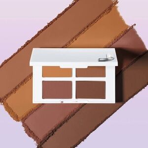 NIB Jaclyn Cosmetics Face It All Brightening & Setting Palette "Deep To Rich”